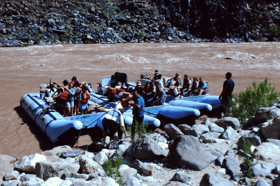 Rafting Cañón del Colorado